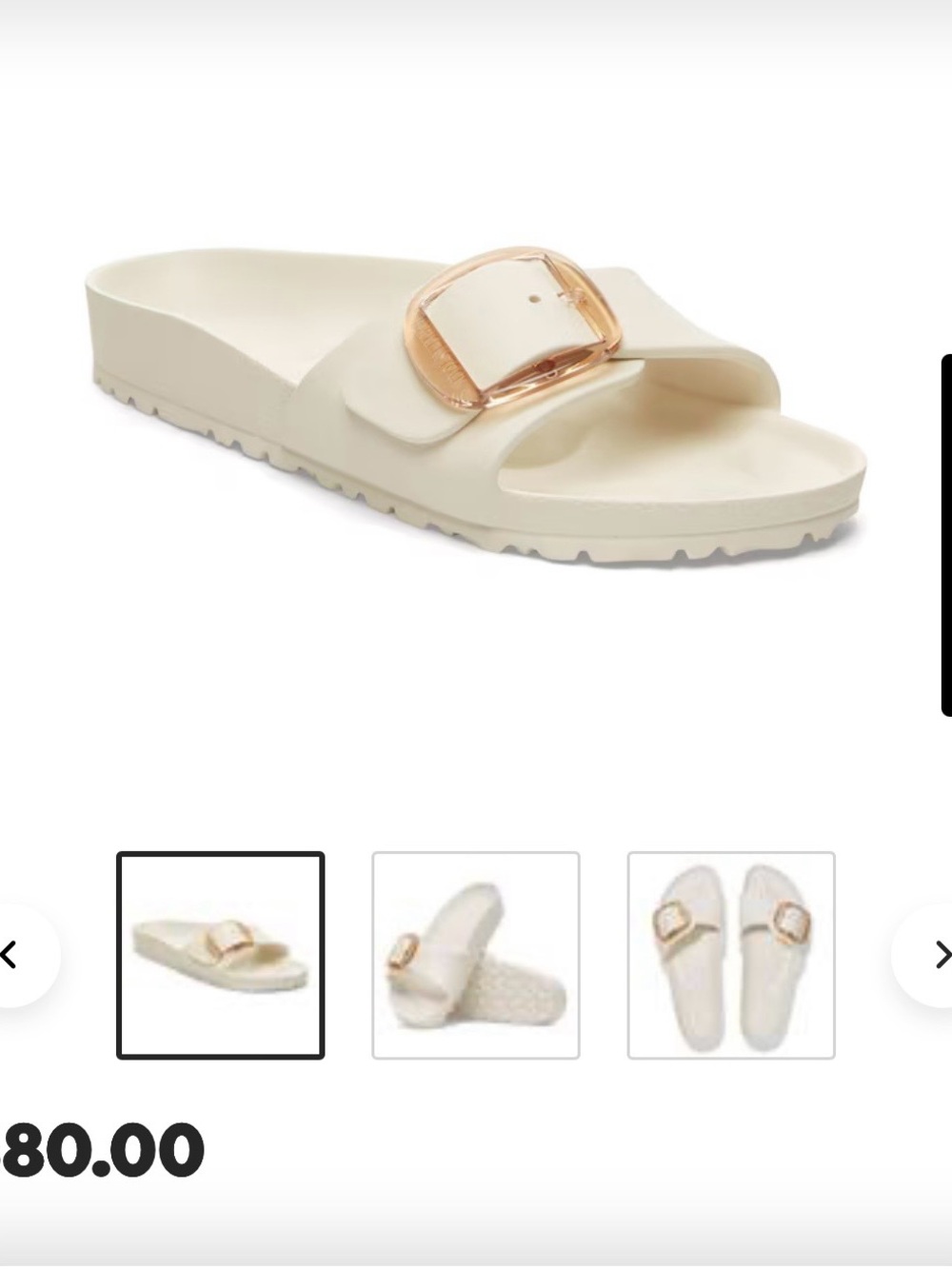 Birkenstock Madrid big buckle Eva slides